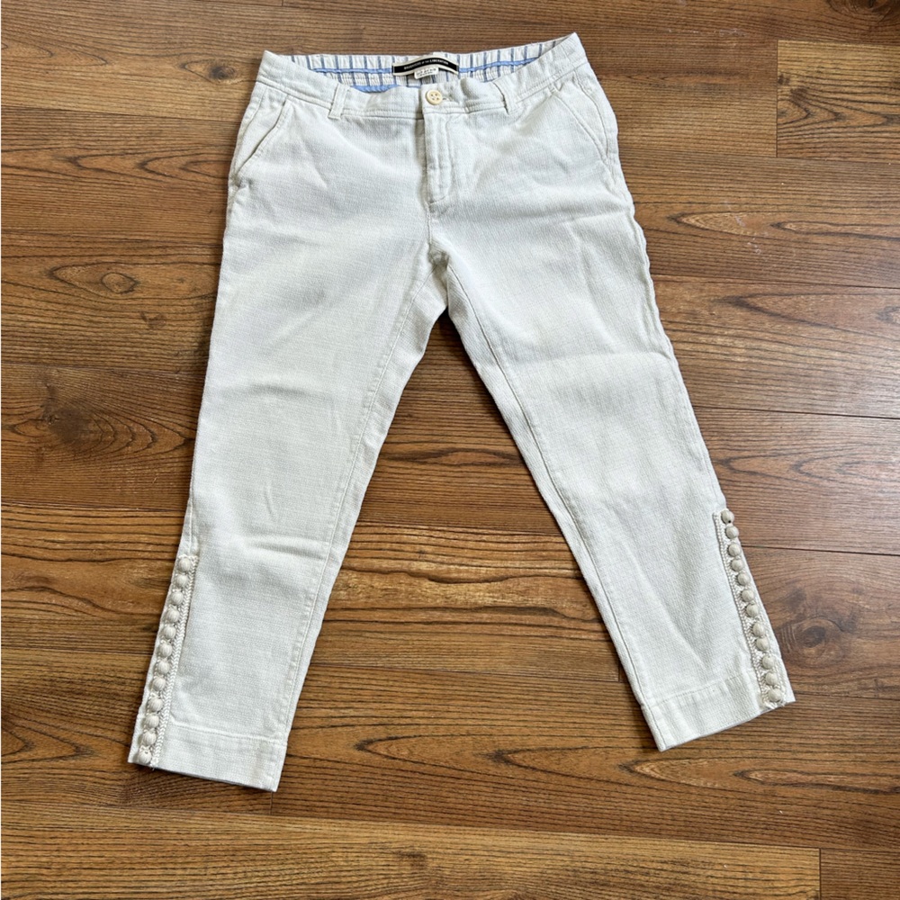 100% cotton cream colored pants - Picture 3 of 10